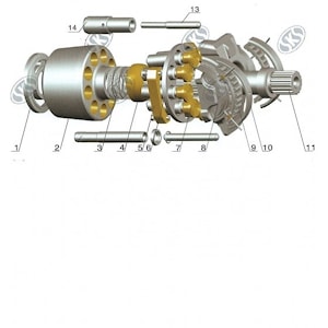 Запчасти A11VO40,60,75,95,130,145,160,190,200,250,260