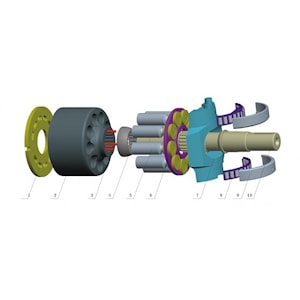 Запчасти A10VG56 Rexroth