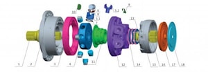 Запчасти Poclain MS02,05,08,11,18,25,35,50,83,125  